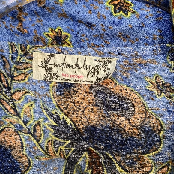 Free People Gigi Robe / Denim Combo - Picture 6 of 7